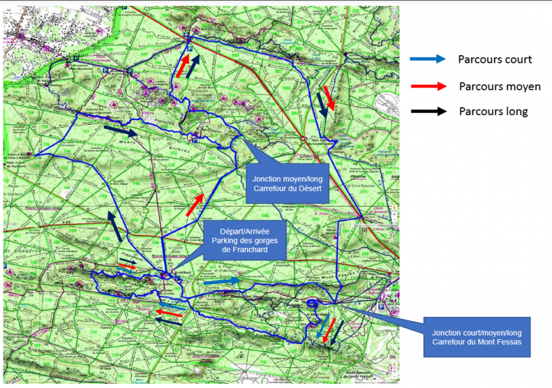 Les Sentiers de l'Yvettes 2017 - 3 parcours